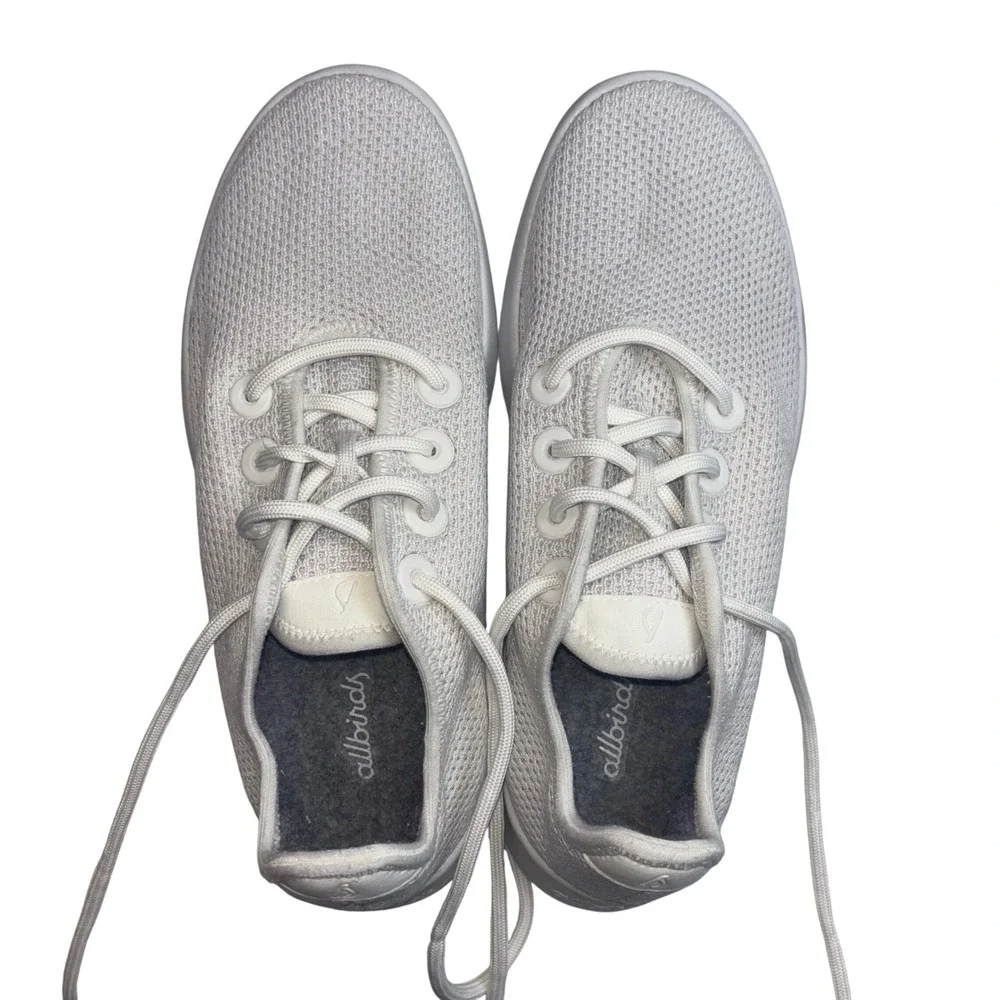 allbirds | Womens‎ Tree Runners | Size 9 US 39.5 EU | White Lightweight Running